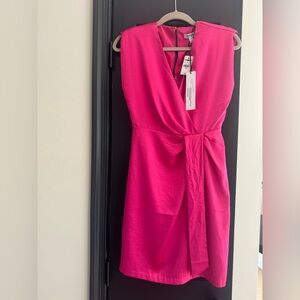 Express Fuchsia Sleeveless Dress